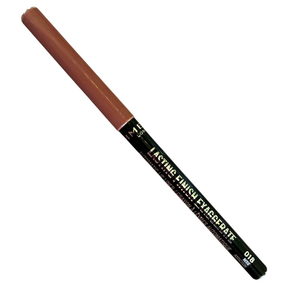 Rimmel Exaggerate Automatic Lip Liner 018 Rose Addiction NWOB